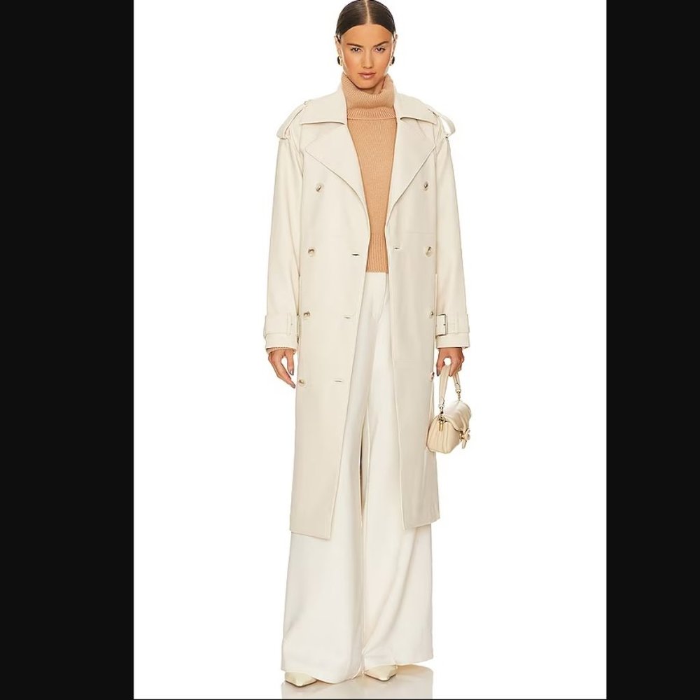 Solene Coat by Song of Style in Buttercream via Revolve